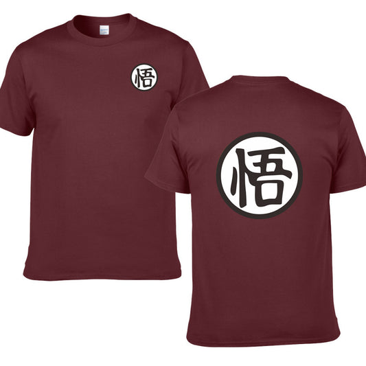 Herren Kurzarm-T-Shirts aus Baumwolle mit Rundhalsausschnitt