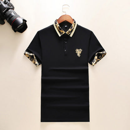 Embroidery Short-sleeved Polo Shirts