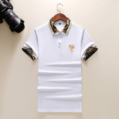 Embroidery Short-sleeved Polo Shirts