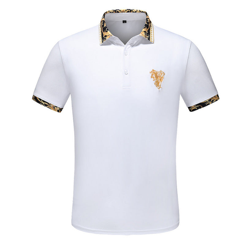 Embroidery Short-sleeved Polo Shirts