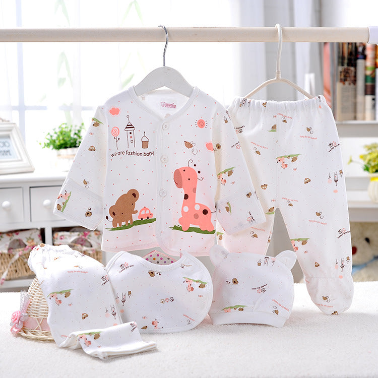 Newborn Underwear Five-piece Suit