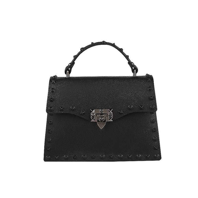 black shoulder bag