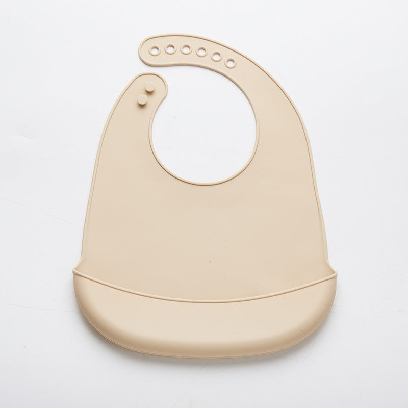 Thin Silicone Oil-proof & Waterproof Baby Bibs