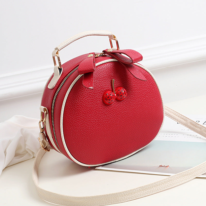 red shoulder bag