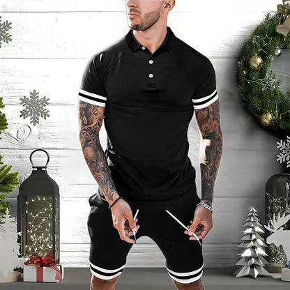 Summer Short Sleeve Men's Tracksuits