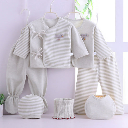 Vêtements pour bébé sept pièces pour nouveau-né