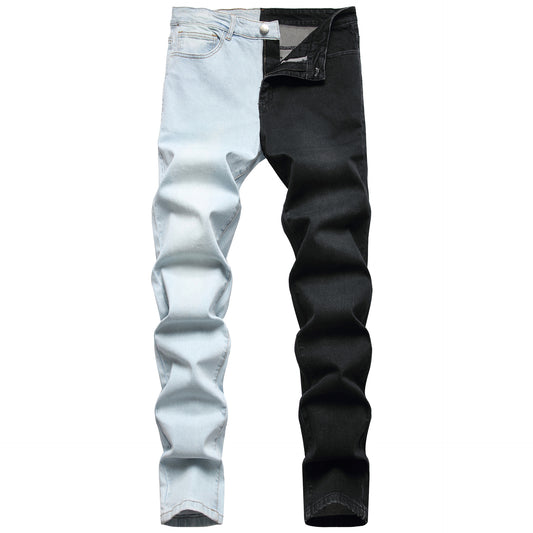 Mikroelastische Stretch-Jeans mit mittlerer Taille
