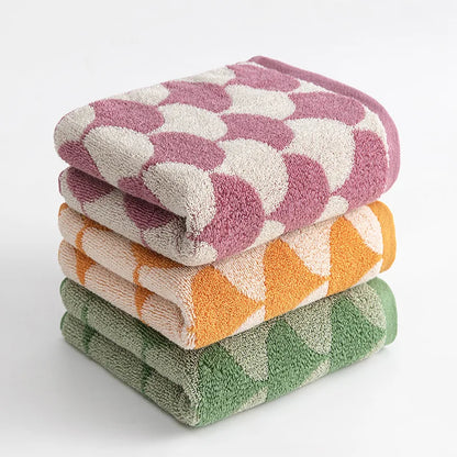 1pc Soft Absorbent Cotton Face Towel