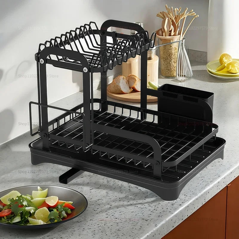 2-Tier Rust-Proof Dish Drying Rack