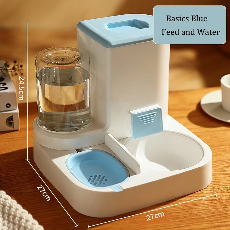 2-in-1 Automatic Cat Feeding Water Dispenser