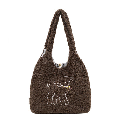 Lamb Winter Shoulder Bag