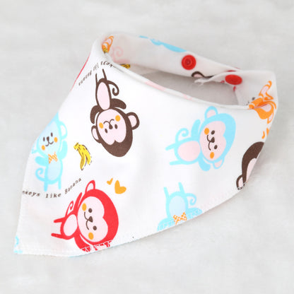 Bavoirs bandana en coton pour bébé