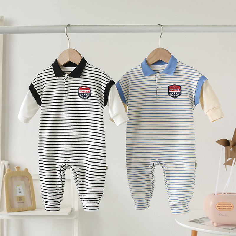 Gestreifte Onesies für Neugeborene