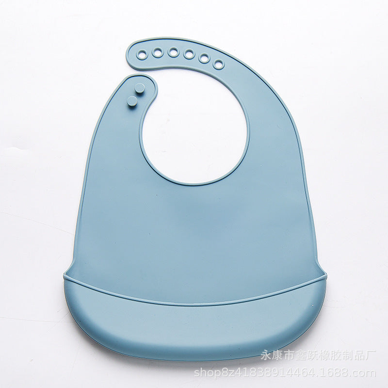 Thin Silicone Oil-proof & Waterproof Baby Bibs