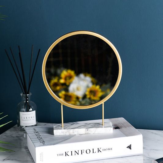 round mirror for vanity