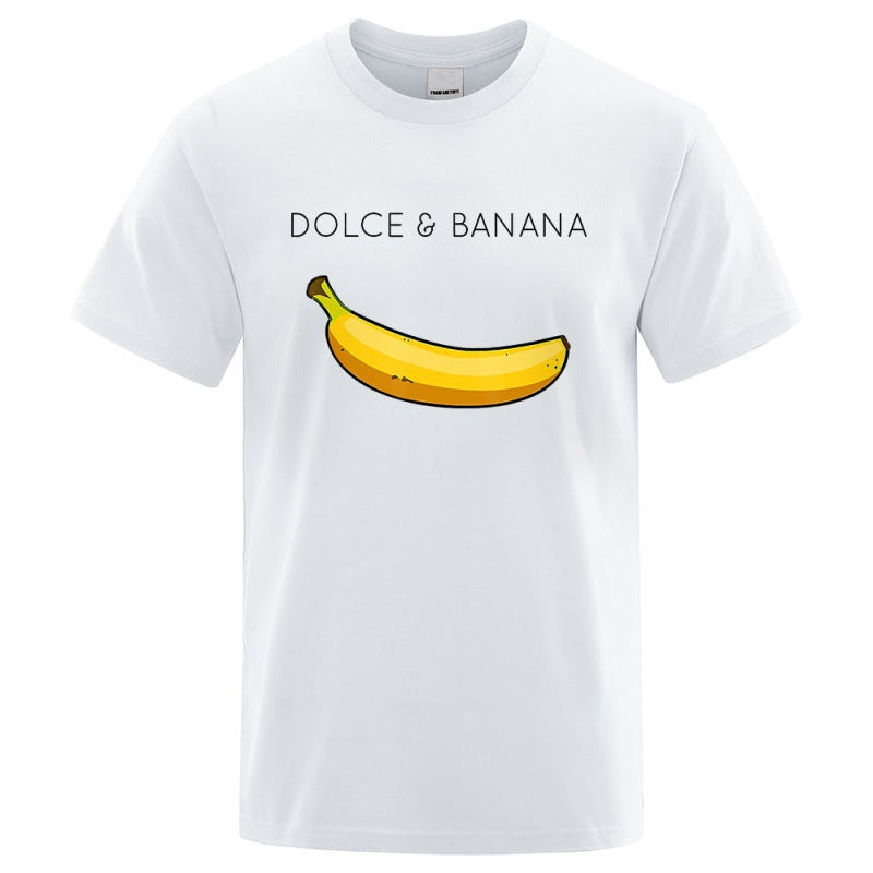 Herren-T-Shirts mit Bananen-Modedruck