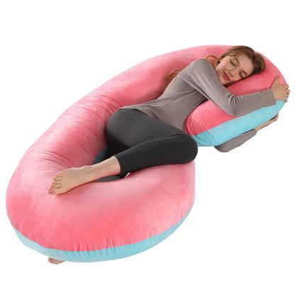 Crystal Velvet C-type Pregnancy Pillow