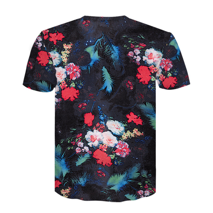 Blumen-T-Shirt für Herren