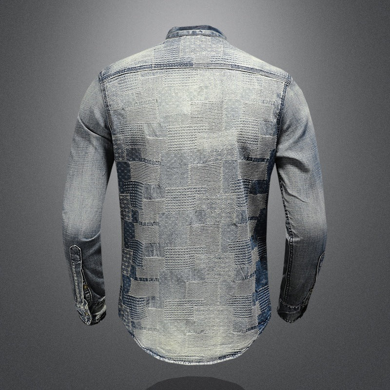 Chemise en jean classique pour hommes