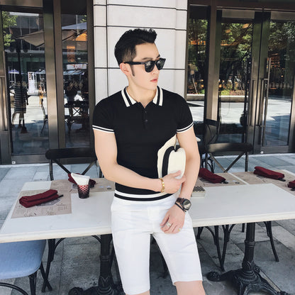 Summer Short Sleeve Thin Polo Shirt