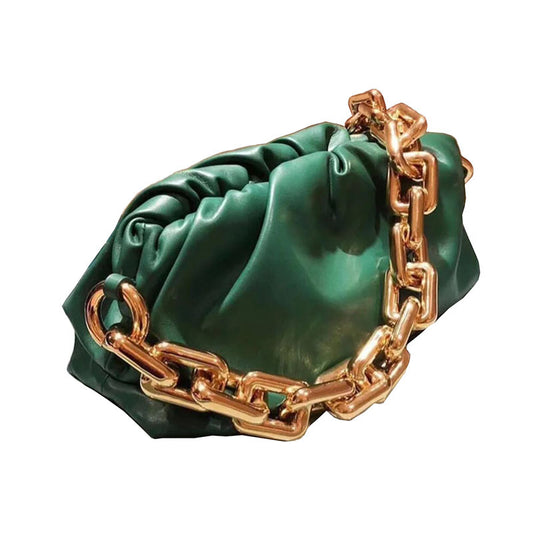 Cloud-Schultertasche für Damen aus Polyester-Baumwolle