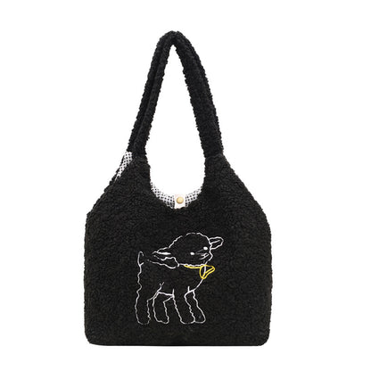 Lamb Winter Shoulder Bag