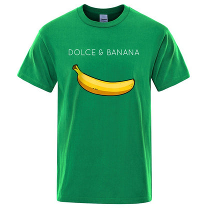 Herren-T-Shirts mit Bananen-Modedruck