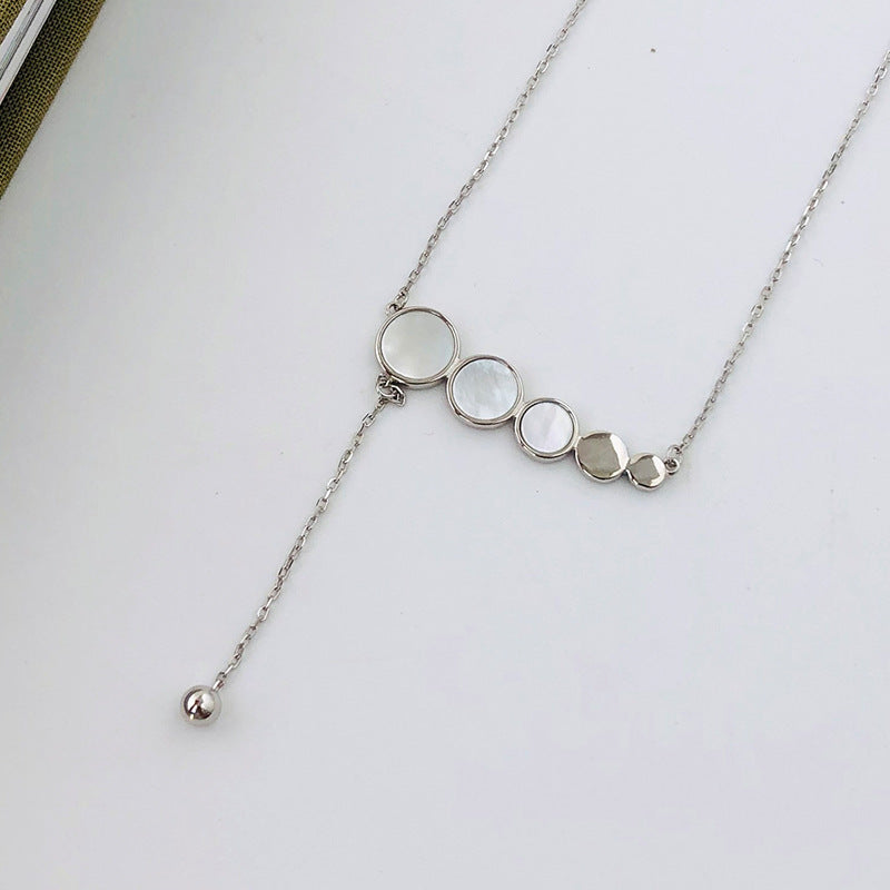 silver necklace women