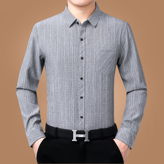 Men Long Sleeve Cotton Shirts