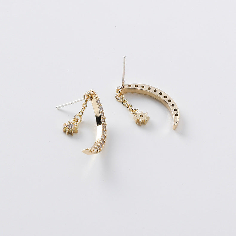 Moon Earrings, tops earrings