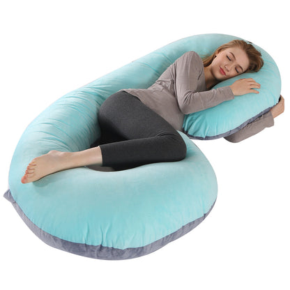 Crystal Velvet C-type Pregnancy Pillow