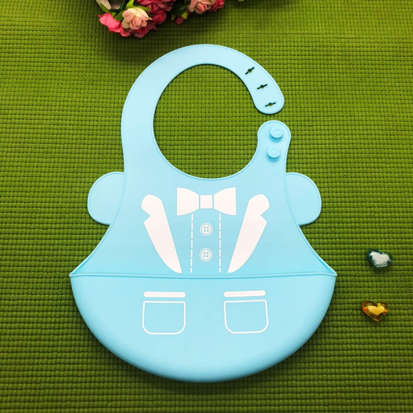 Baby Food-Grade Silicone Meal Bibs