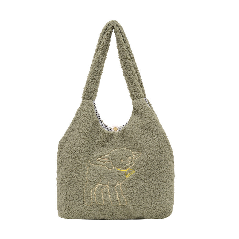 Lamb Winter Shoulder Bag