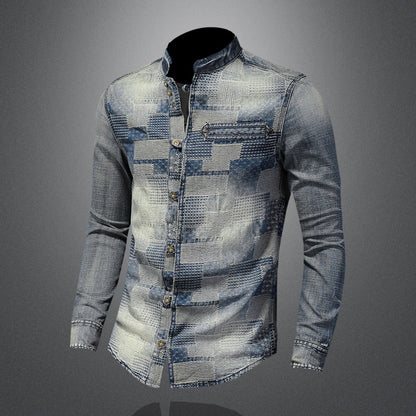 Chemise en jean classique pour hommes