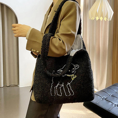 Lamb Winter Shoulder Bag