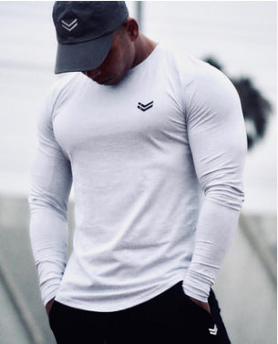 Long Sleeve Quick Dry Gym Fitness T Shirt