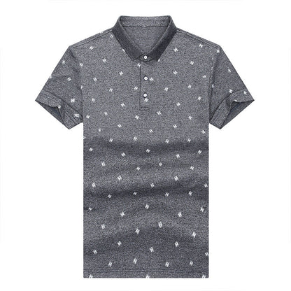 Printed-H Causal Polo Shirts