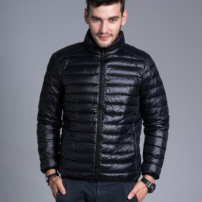 Parka d'hiver en duvet de canard pour hommes