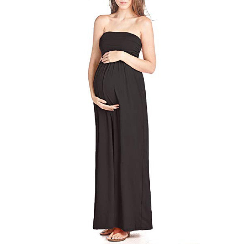 black maternity dress