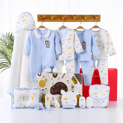 Winter-Neugeborenen-Geschenkbox-Baby-Tuch-Set