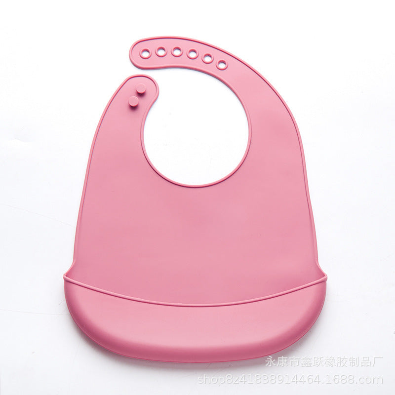 Thin Silicone Oil-proof & Waterproof Baby Bibs
