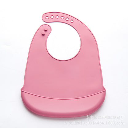 Thin Silicone Oil-proof & Waterproof Baby Bibs