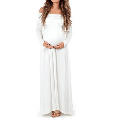 long sleeve maternity dress