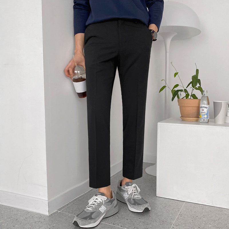 Nine Point Slim Korean Casual Pants