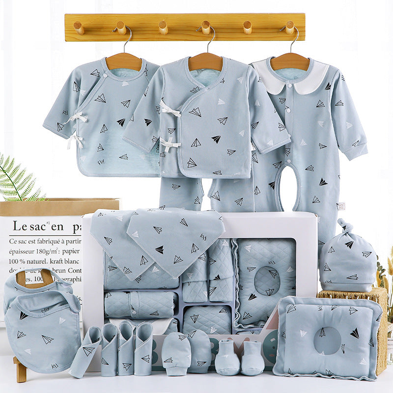 Baby-Geschenkbox-Set aus Baumwolle für Neugeborene