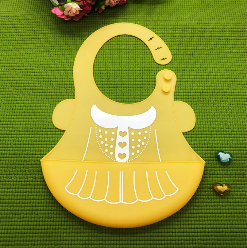 Baby Food-Grade Silicone Meal Bibs