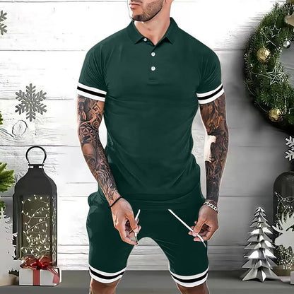 Summer Short Sleeve Men's Tracksuits