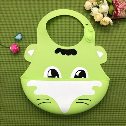 Baby Food-Grade Silicone Meal Bibs