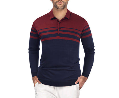 Men's Long-sleeve Polo T-shirts