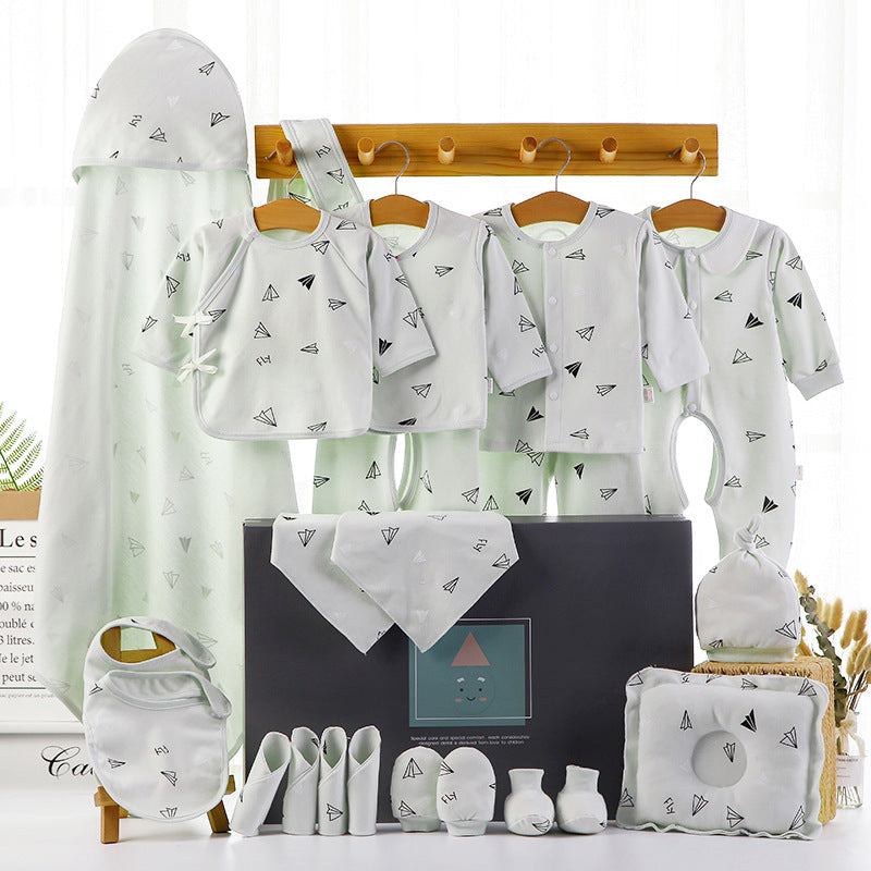 Baby-Geschenkbox-Set aus Baumwolle für Neugeborene